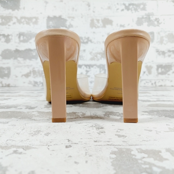 BP Mirra Square Toe Heeled Slide Sandals M306 - Picture 6 of 13